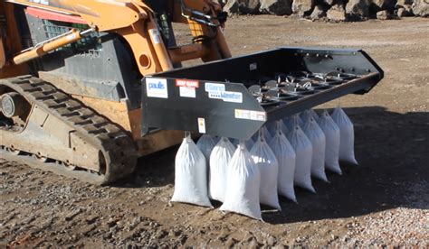 sandbagger skid steer|sand bagger attachments.